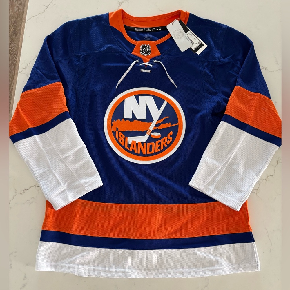 Adidas NHL New York Islanders Authentic Home Hockey Jersey Mens Size 44